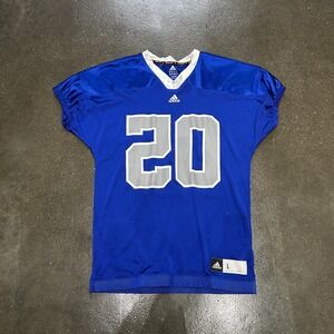 Adidas Scorch Football Jersey Mens Large Blue Mesh Practice Athletic‎ #20